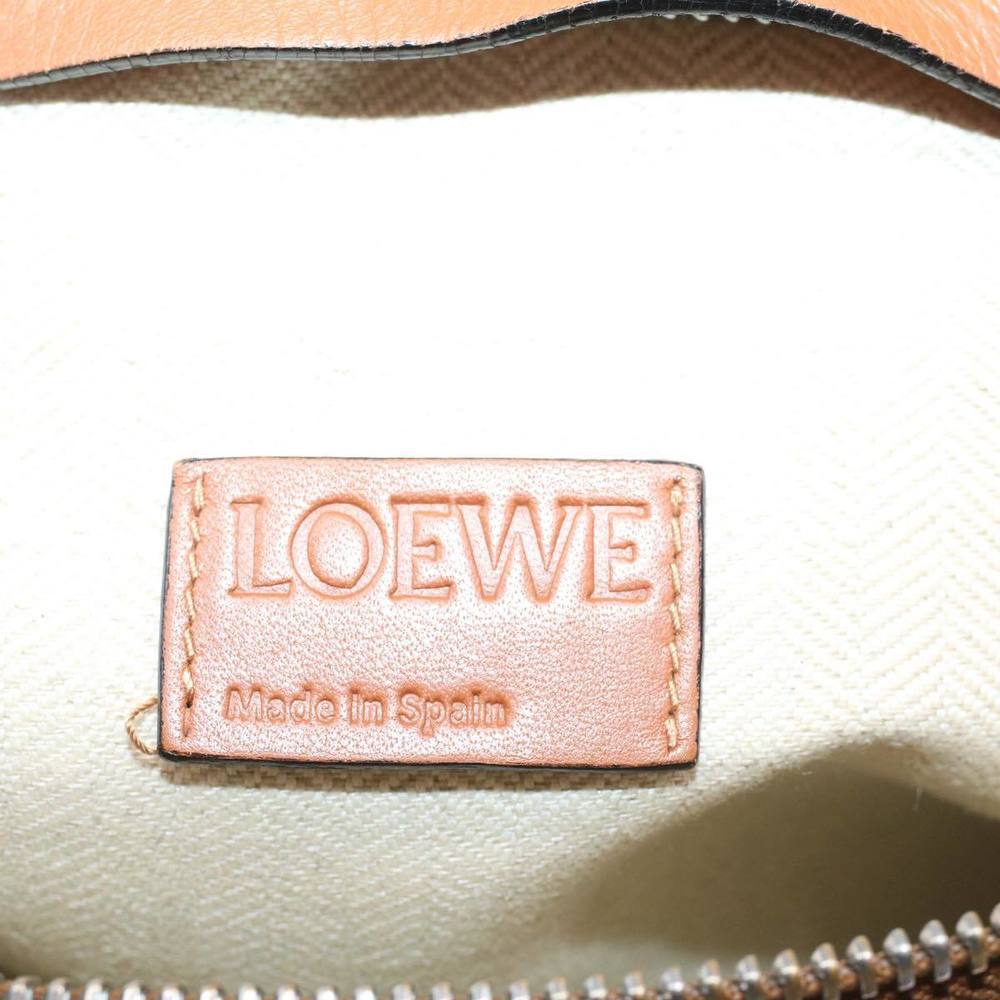 LOEWE Shoulder Bag Leather Brown Auth hk848 - Picture 10 of 16